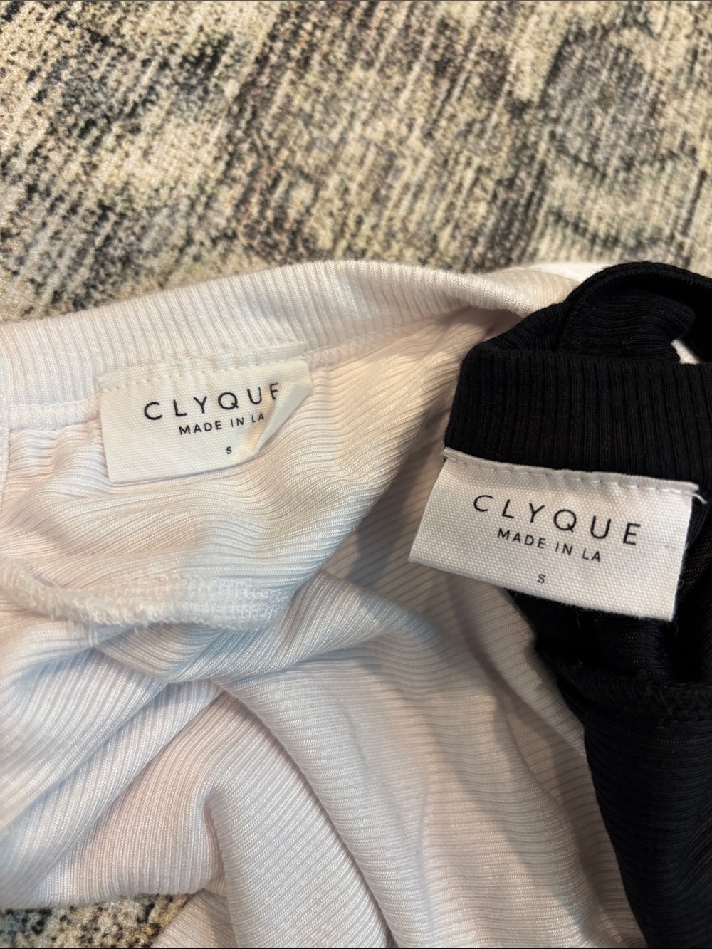 Clyque Ribbed Square-Neck Open Back Bodysuits - Picture 5 of 6